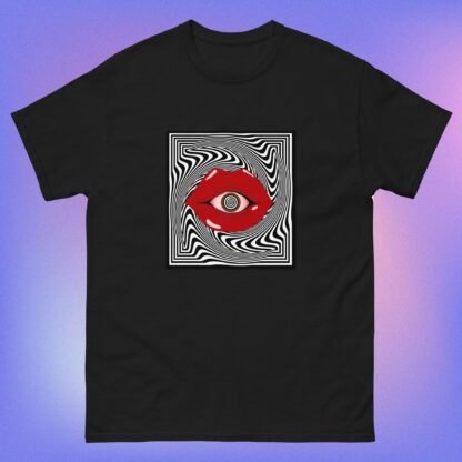 Trippy Lips Unisex T-Shirt - Image 2